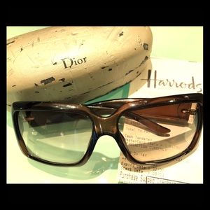 Genuine Dark Brown Christian Dior Sunglasses